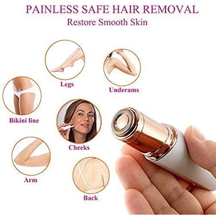 Flawless Finishing Touch Painless Hair Remover for Women (Rose Gold) - Image 2